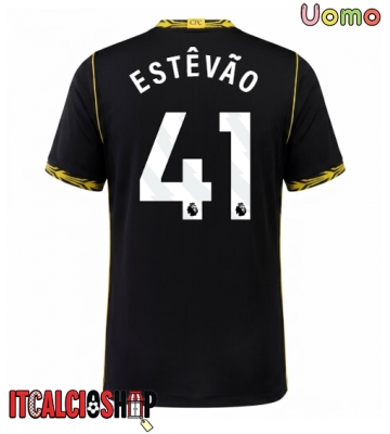 Chelsea Estevao Willian #41 Seconda Maglia 2026-27 Manica Corta